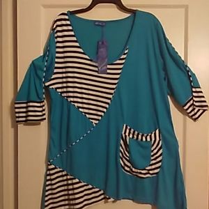 Aster by Firmiana NWT 3X Tunic